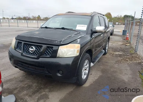 2010 Nissan Armada Se из США, поврежденный, VIN 5N1BA0ND8AN611556